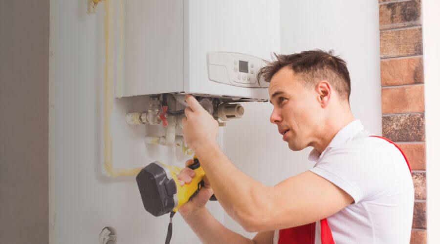 Local tankless water heater installation in Wanatah, IN